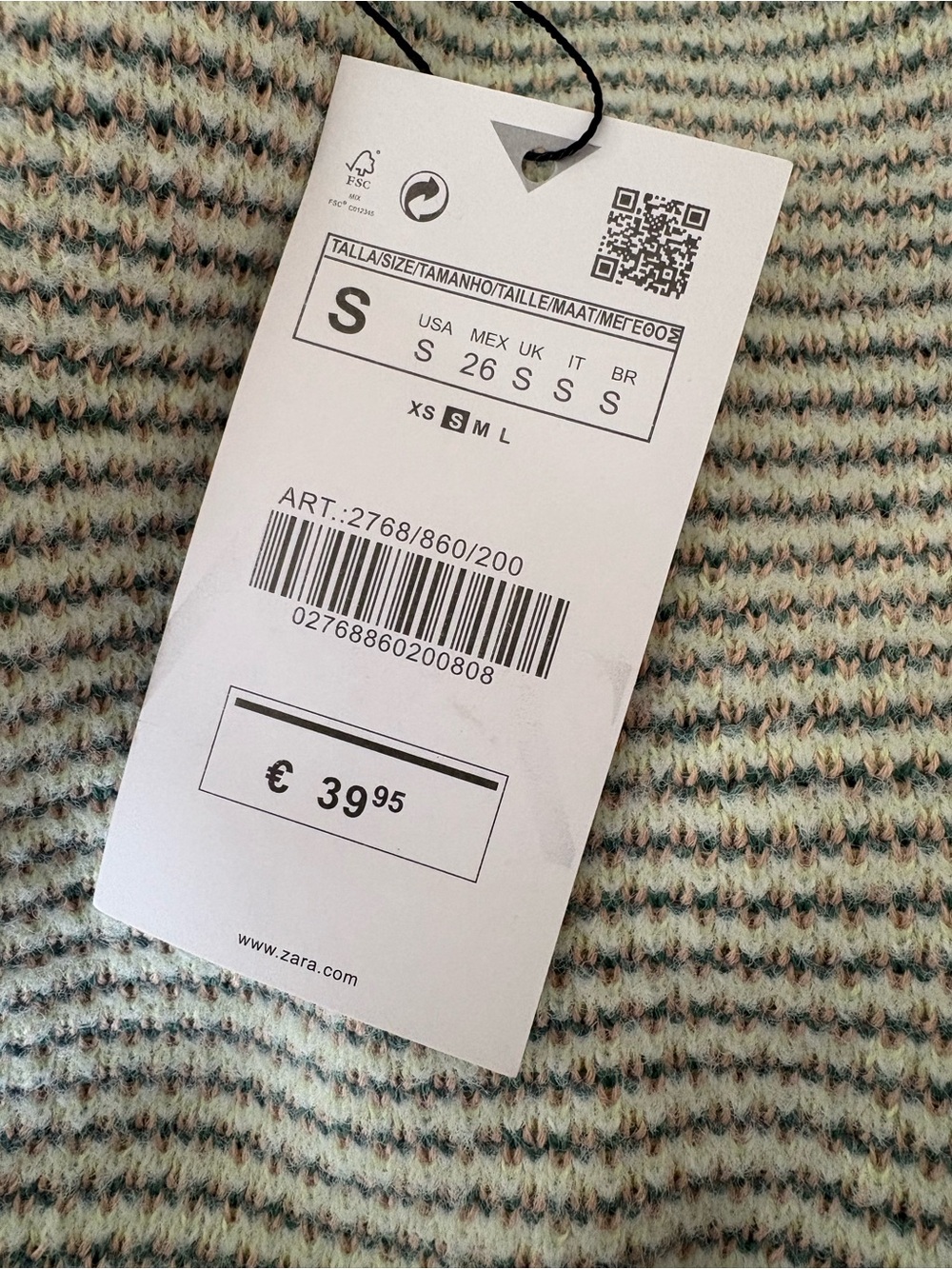 NWT Zara Sheep Knit Cardigan - Picture 5 of 10